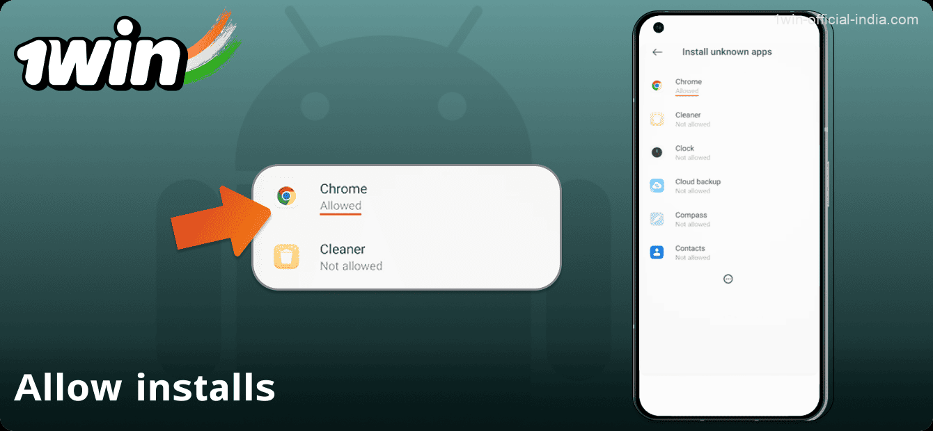 Allow the installation of the app on your Android device