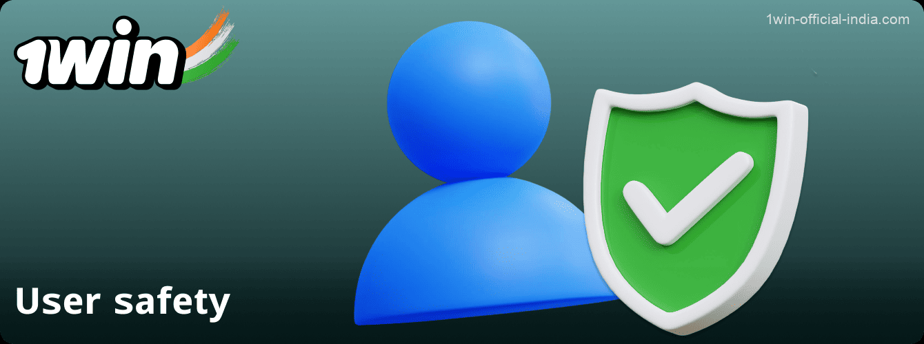 User safety on the 1win website in India