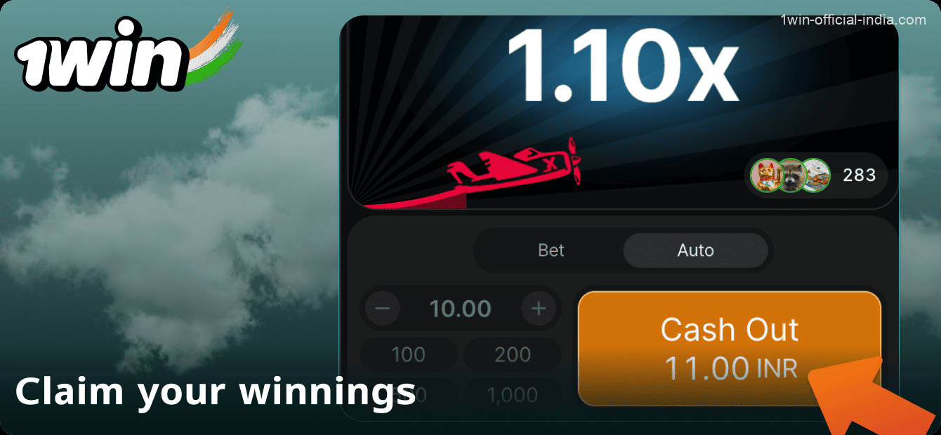 Withdraw your winnings in the Aviator game on the 1Win website in India