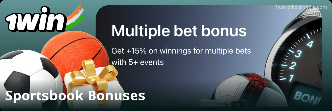 1Win sports promotions for players from India