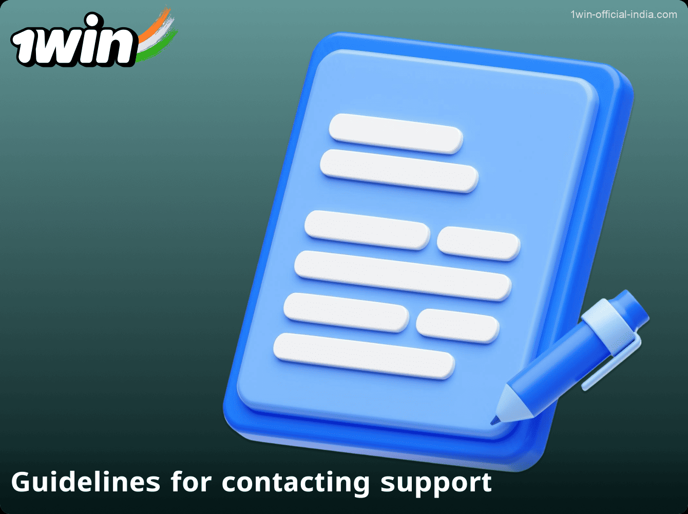 Recommendations for contacting 1Win customer support in India