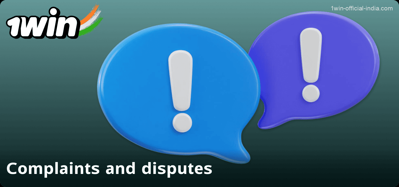 Complaints to 1win customer support in India