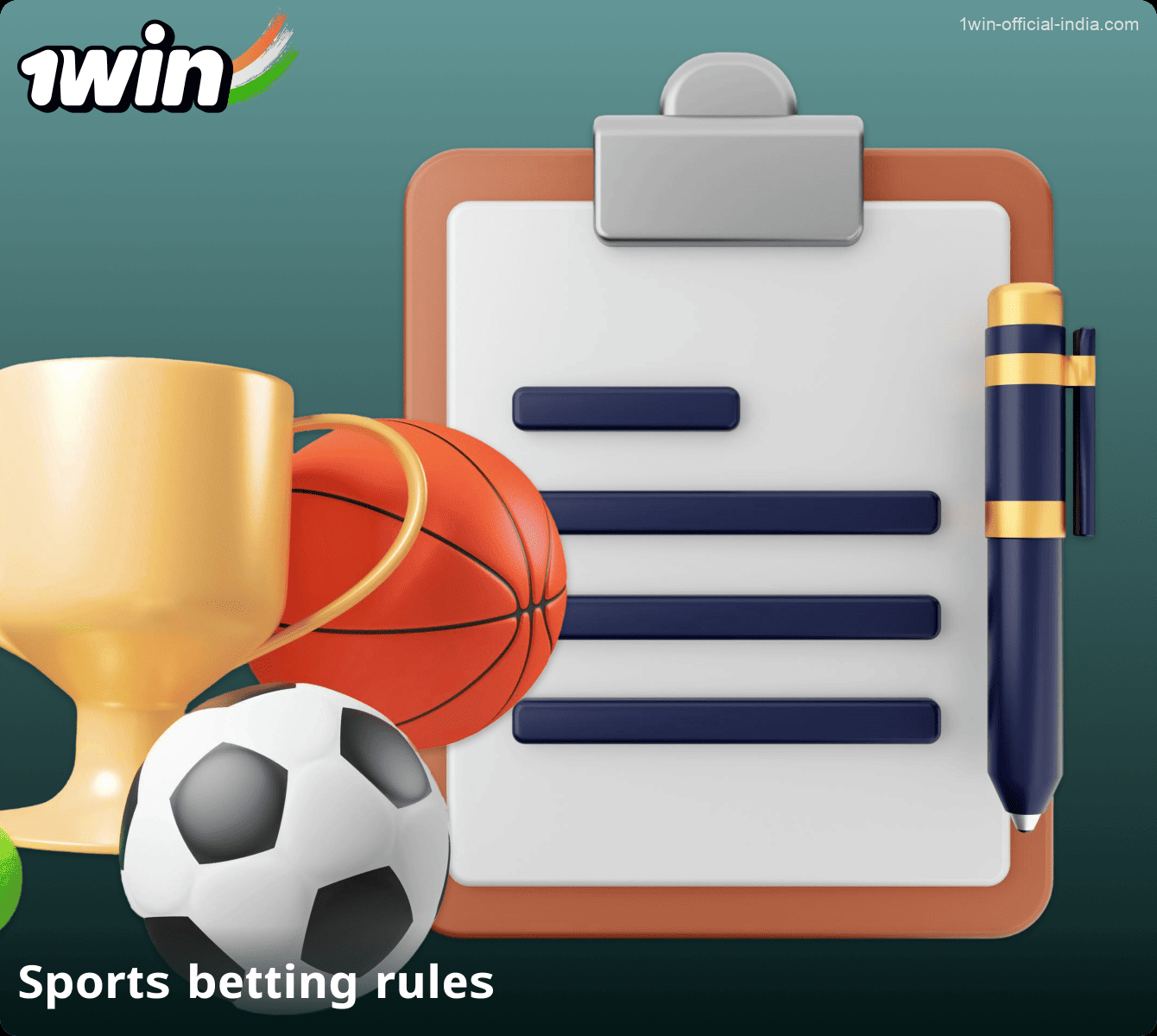 Sports betting rules for 1win players in India